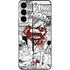 DC Comics Superman Comic Pattern Logo in Red Galaxy S22 Skin